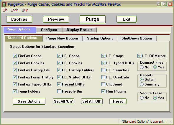 PurgeFox 5.04 screenshot